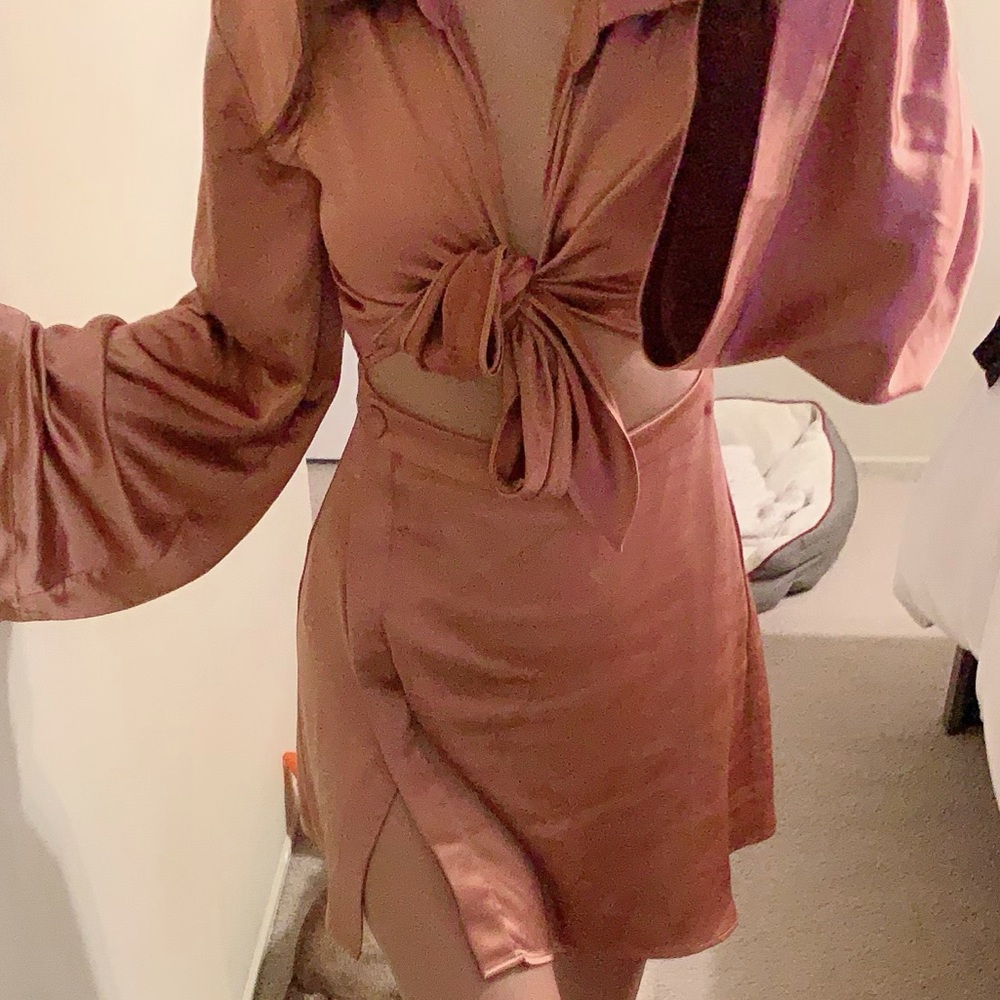 Copper Mini Dress BRAND NEW